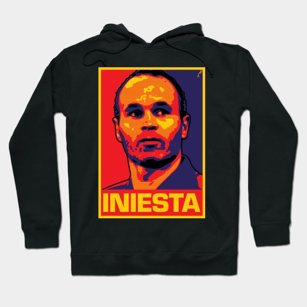 Iniesta - SPAIN Hoodie by DAFTFISH